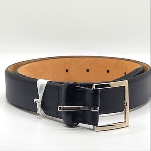 Calvin Klein Size Medium Black Italian Calfskin Leather Men's Belt